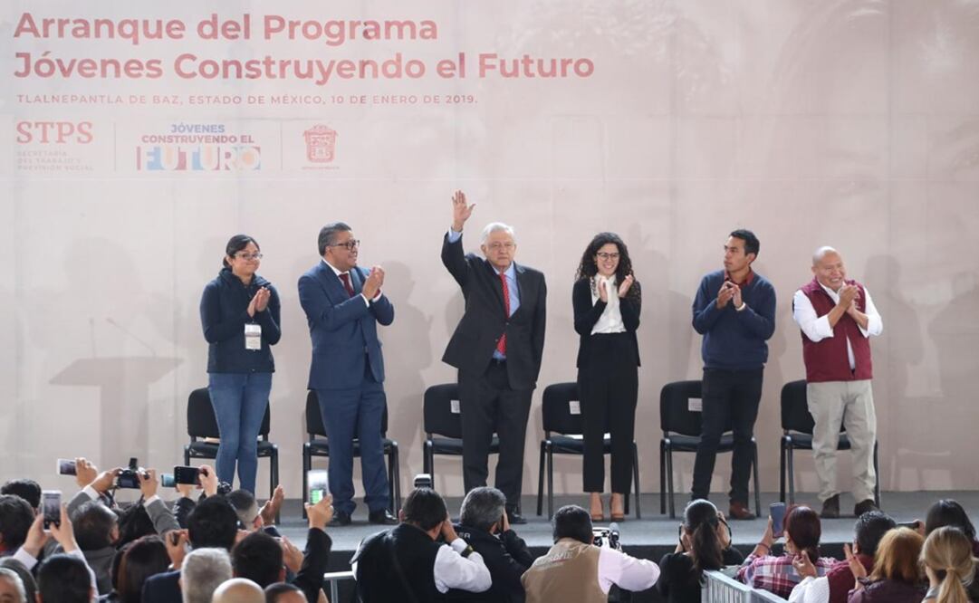 El presidente participó en el arranque del Programa Jóvenes Construyendo el Futuro. Foto: Berenice Fregoso / EL UNIVERSAL