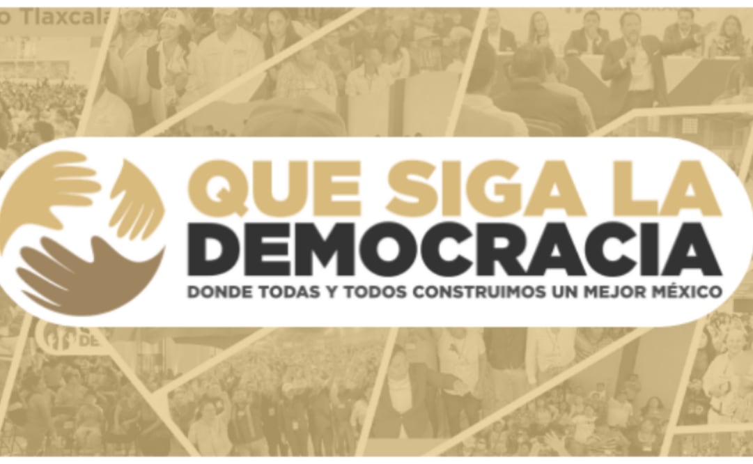 INE determina improcedente afiliar a 25 personas a Que Siga la Democracia (13/04/2026). Foto: Especial