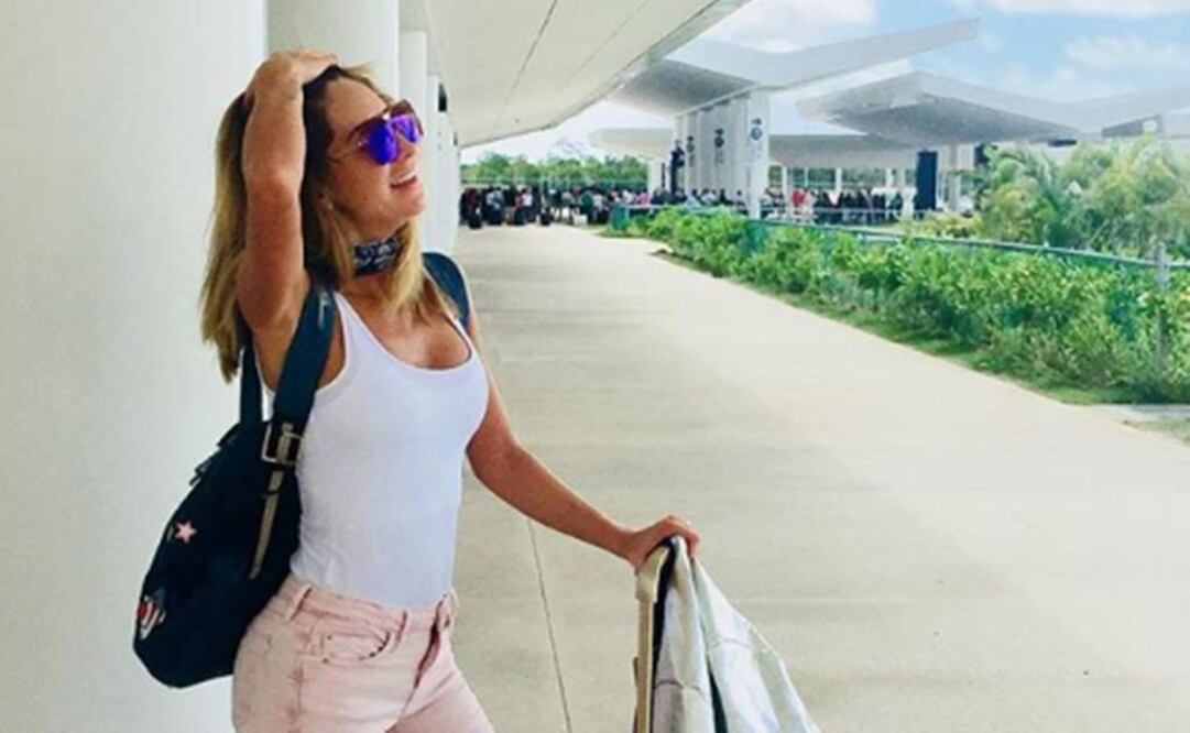 Geraldine Bazán visitó la playa y posó en traje de baño Foto: Instagram