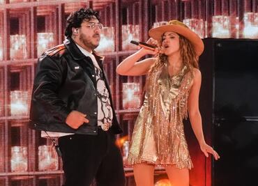 Shakira desafía la tormenta con Grupo Frontera; está cada vez más cerca de un nuevo récord