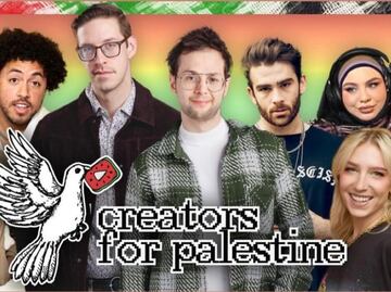 Influencers se unen en live para recaudar fondos en apoyo a Palestina