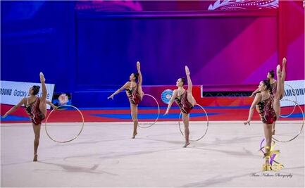 Selección Mexicana de Gimnasia Rítmica avanza a dos finales en la Copa del Mundo de Italia