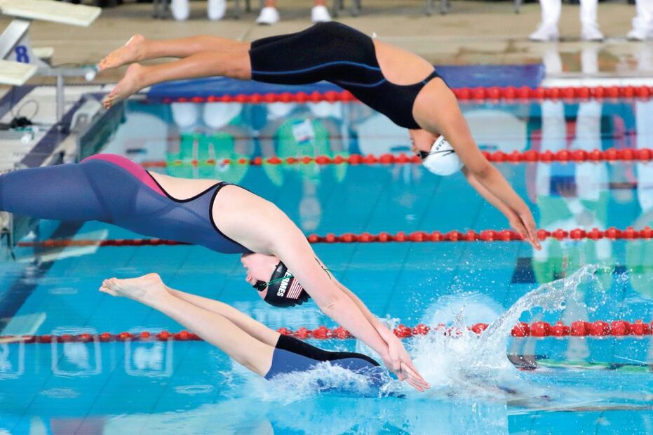 La recién remodelada Alberca Olímpica recibió su primer evento de corte internacional. (JOSÉ MÉNDEZ. EFE)