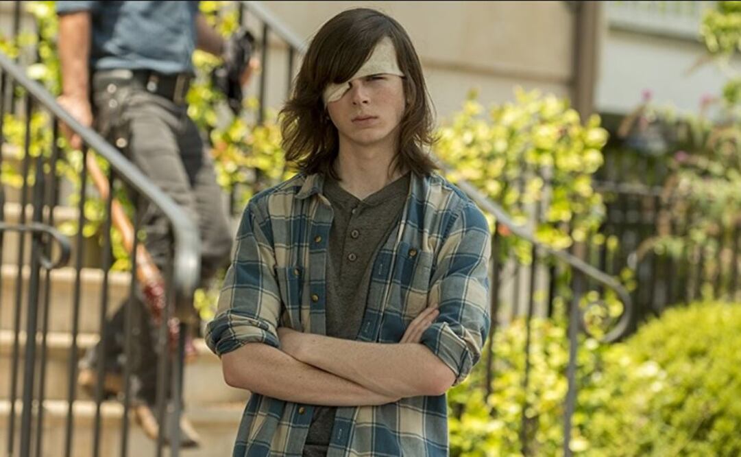 Chandler Riggs le da vida a Carl Grimes en la serie "The Walking Dead". Foto: Especial AMC