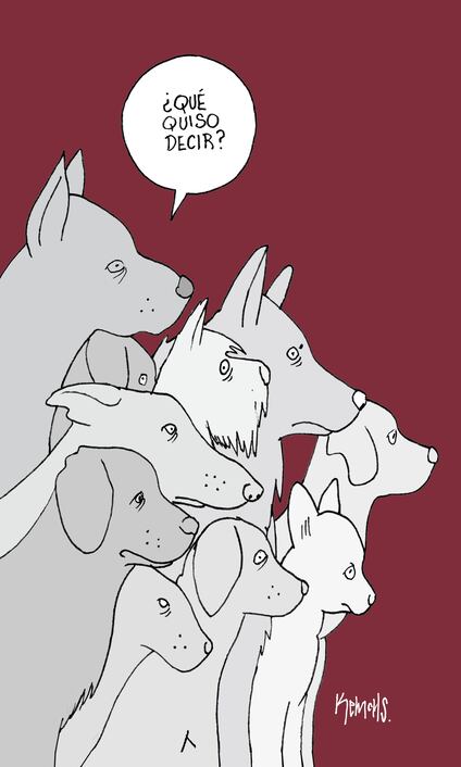 Le muerden la mano al que les quitó el bozal