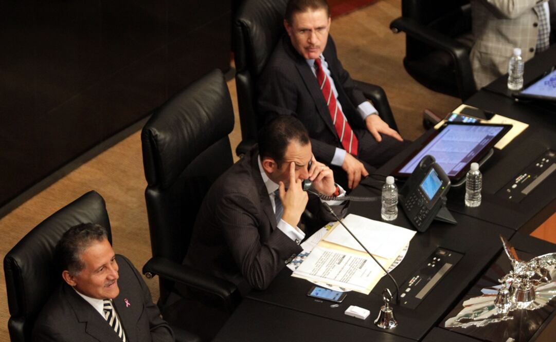 En estos momentos los senadores se encuentran fijando las posiciones de sus grupos parlamentarios. /Carlos Mejía - EL UNIVERSAL