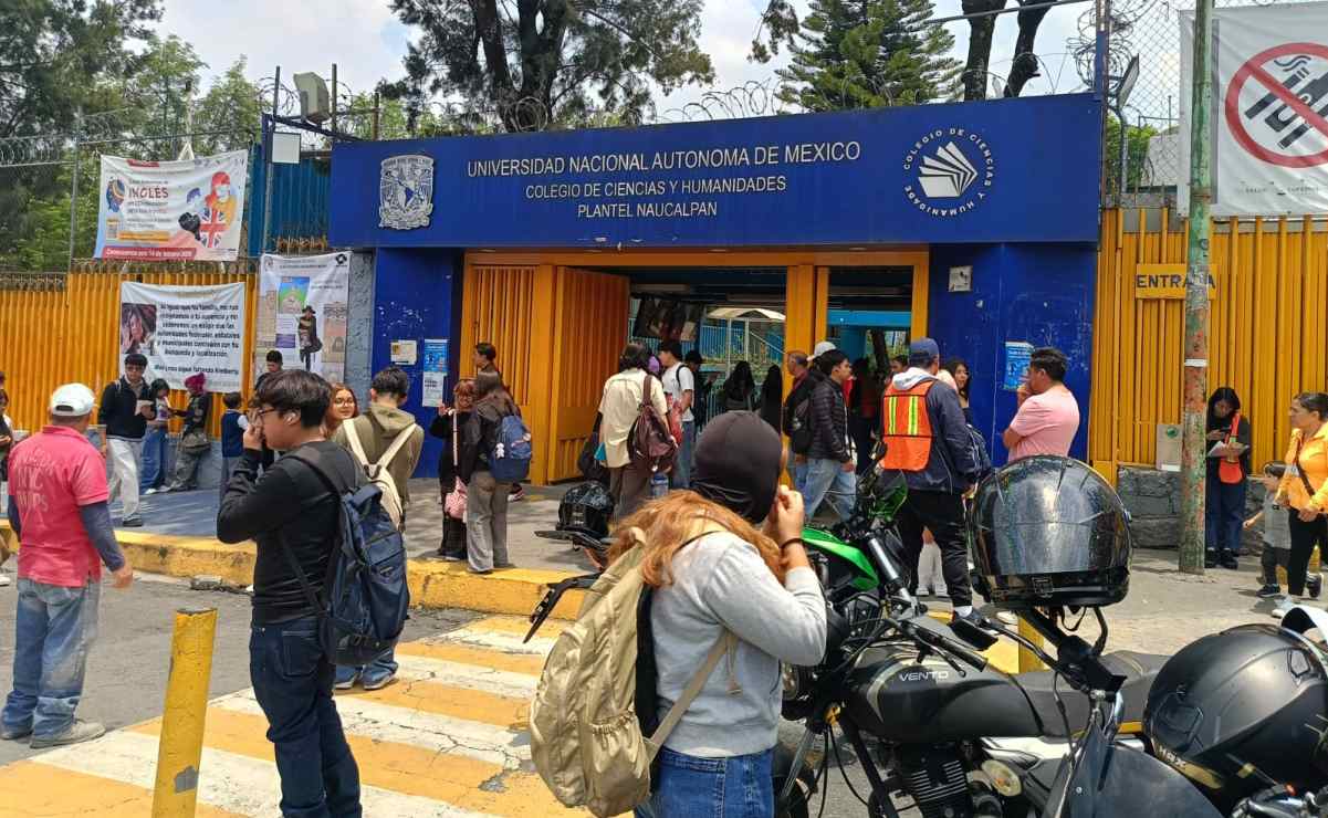 Se realizaron labores de supervisión en el CCH Naucalpan tras la difusión en redes sociales sobre un intento de atentado
