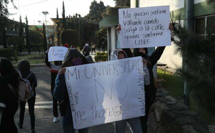 Toman Facultad de Ciencias de la Conducta de la UAEMéx; exigen seguridad para alumnas