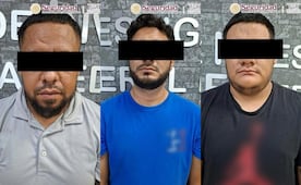 Aseguran 210 armas ocultas en semirremolques procedentes de Texas; detienen a tres en Nuevo León