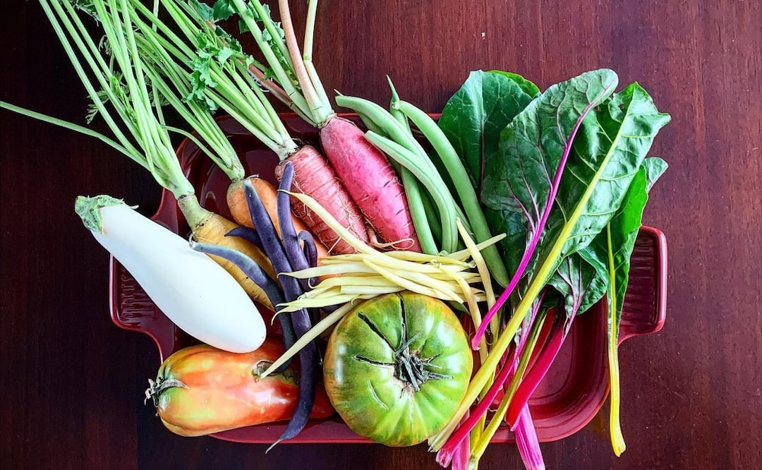 En Huasca de Ocampo el huerto Nuevos Horizontes tiene frutas y verduras orgánicos. Foto: Nuevos Horizontes/ Facebook