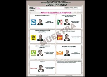 Aprueban boleta con fotografía para elección en Puebla