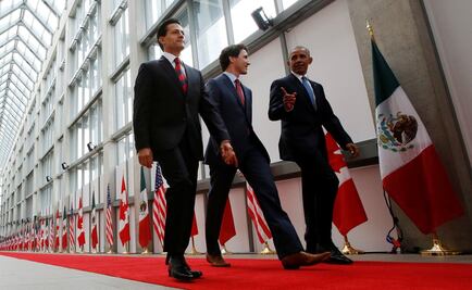 Peña, Obama y Trudeau se reúnen en momento crucial 