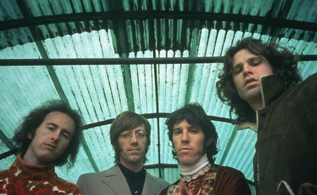 John Densmore, Robby Krieger, Ray Manzarek, Jim Morrison, miembros de The Doors. Foto: IMDB