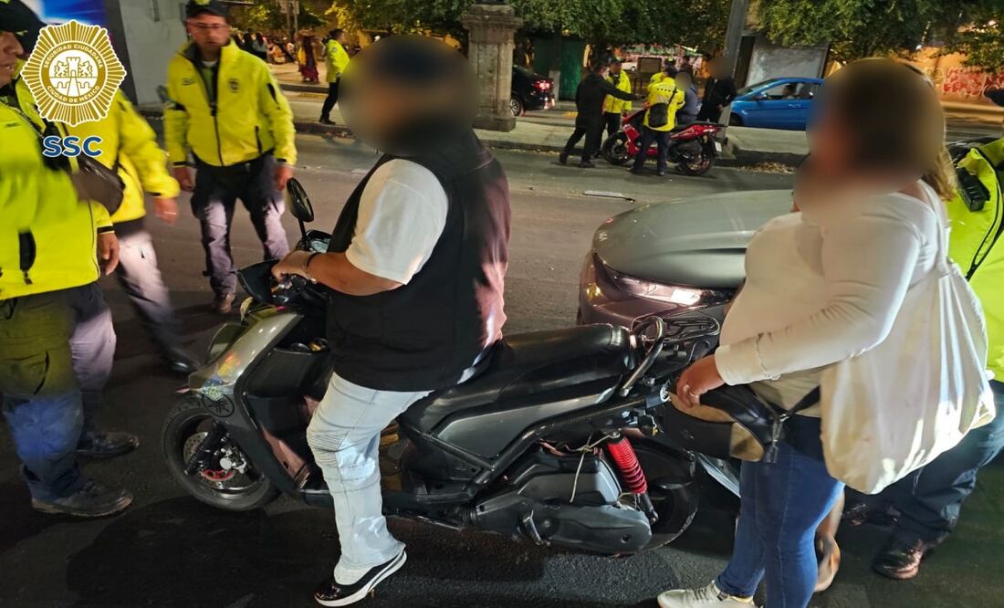 SSC remite más de mil motocicletas durante la Mega Rodada del Terror en la CDMX. Foto: Especial