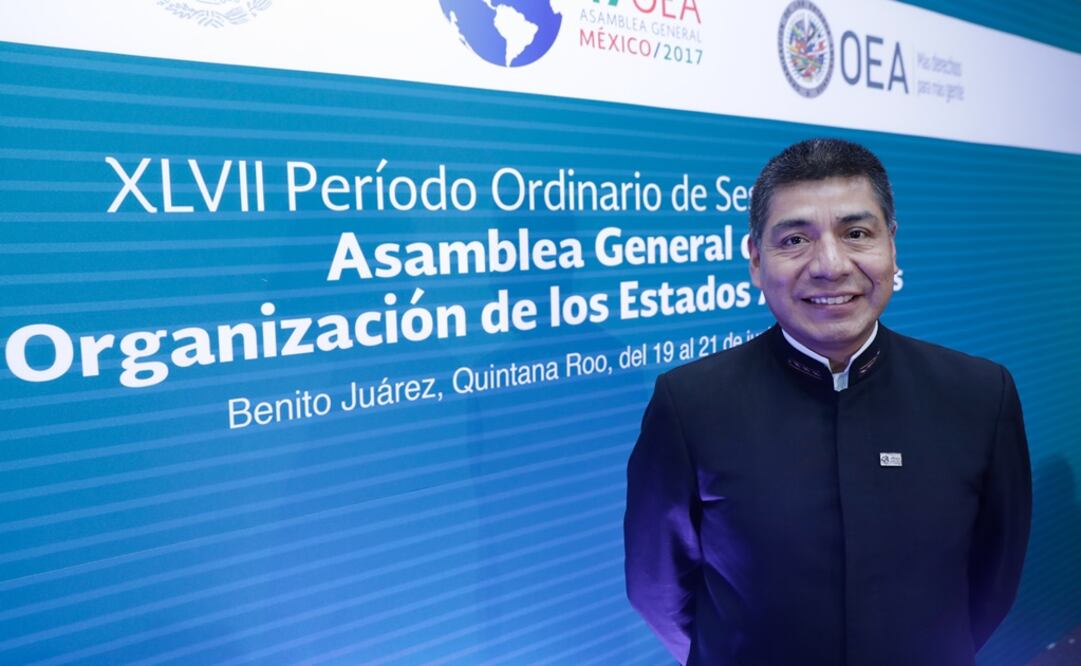 Fernando Huanacuni Mamani, Ministro de Relaciones Exteriores de Bolivia. (Foto: Ivan Stephens/El Universal)
