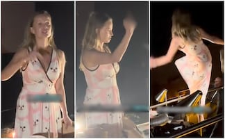 VIDEO: Extranjera desata pelea en sala de cine en Puerto Vallarta; la apodan “lady karateca”