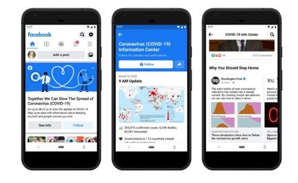 Facebook habilitará una pestaña para que estés al día sobre el coronavirus