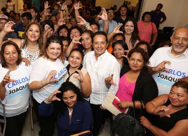 Frente a guerra sucia en Q.Roo, voto útil: Carlos Joaquín