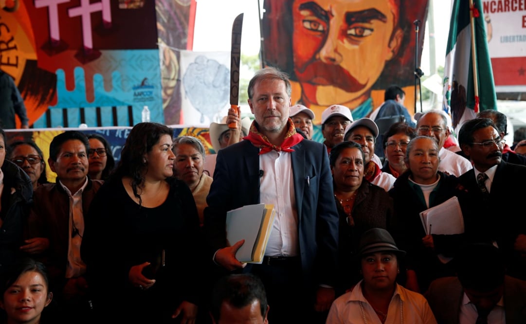 Jan Jarab participó en el reconocimiento a defensores de derechos humanos en San Salvador Atenco. /Reuters