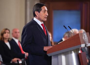 Rogelio Ramírez de la O participó por primera vez en la mañanera de AMLO