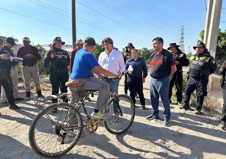 Vecinos de límite entre Neza y Chimalhuacán piden que se revisen puentes. FOTO: Especial/ EL UNIVERSAL/
