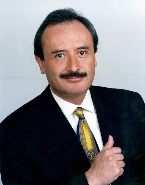 Ricardo Rocha, referente del periodismo nacional. 29 de abril 1996. Foto: Archivo El Universal.