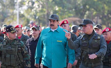 "Traidores nunca, leales siempre", dice Maduro en ejercicios militares en Venezuela 