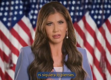 TV Azteca se deslinda de emitir spots anti inmigración de Kristi Noem; "mienten quienes dicen que salieron"