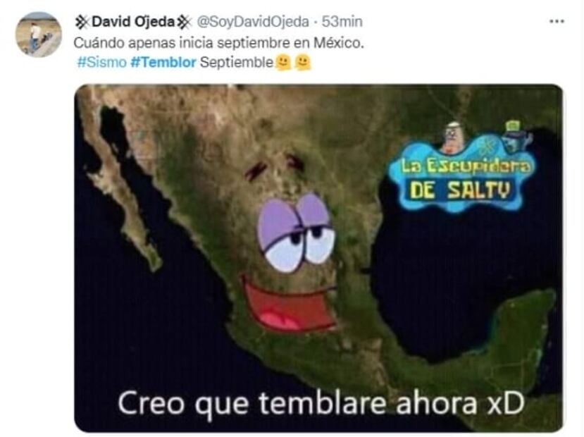 Con memes, inauguran la "temporada de temblores" en septiembre