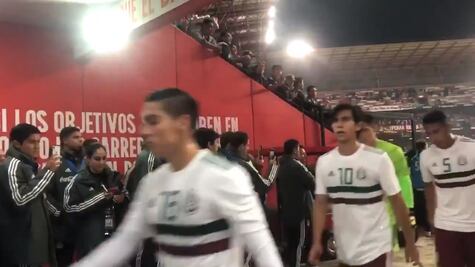 Jugadores de la Selección Mayor ignoran a los Sub 17