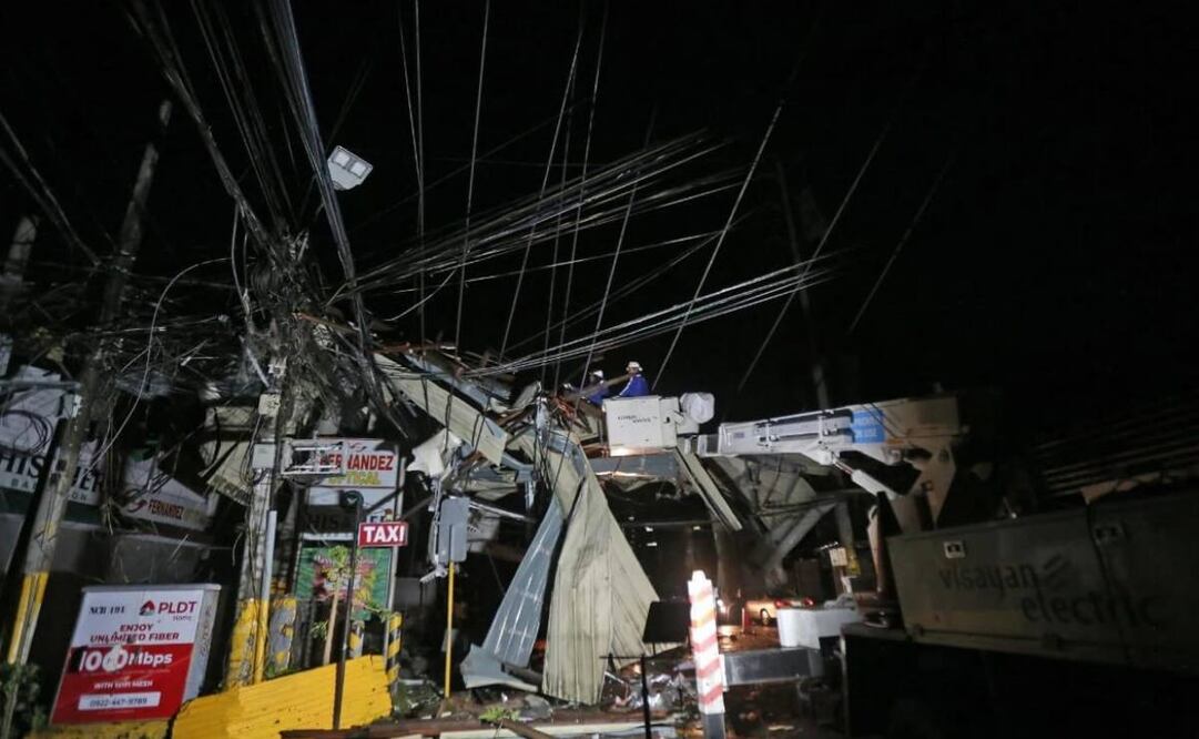 Terremoto en Filipinas. (30/09/25) Foto: Redes Sociales/Agencias