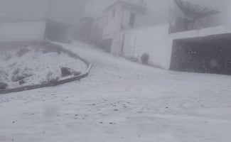 Reportan nevada en el Cofre de Perote, Veracruz; prevén bajas temperaturas por frente frío