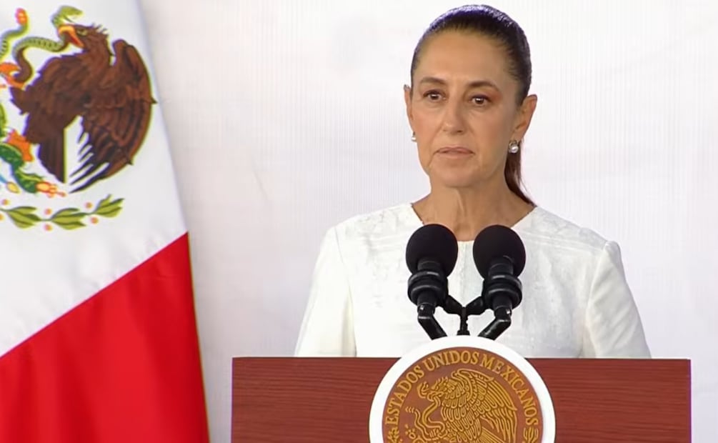 Presidenta Claudia Sheinbaum Pardo durante su conferencia de prensa desde Morelos (24/07/2026). Foto: Captura de pantalla