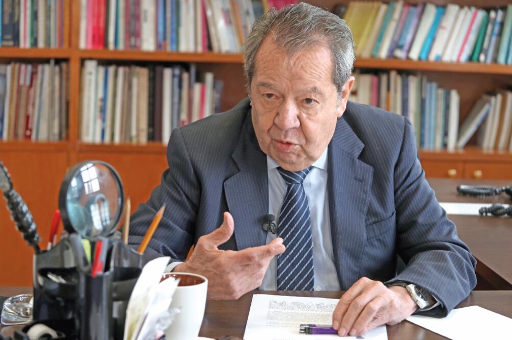 Porfirio Muñoz Ledo Comisionado para la reforma política del Distrito Federal (BERENICE FREGOSO. EL UNIVERSAL)