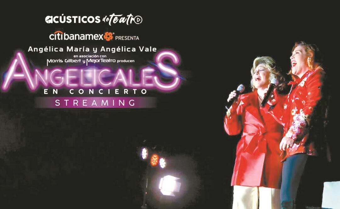 Angélica María y Angélica Vale interpretaron sus éxitos, como “El hombre de tu vida” y “La fea más bella”, respectivamente. Foto: Twitter