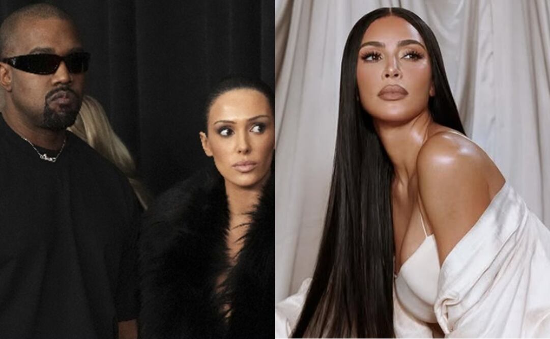 Kim Kardashian y Bianca Censori, actual pareja de su ex Kanye West, han sido objeto de comparaciones. Foto: EFE/EPA, Instagram de Kim  Kardashian.