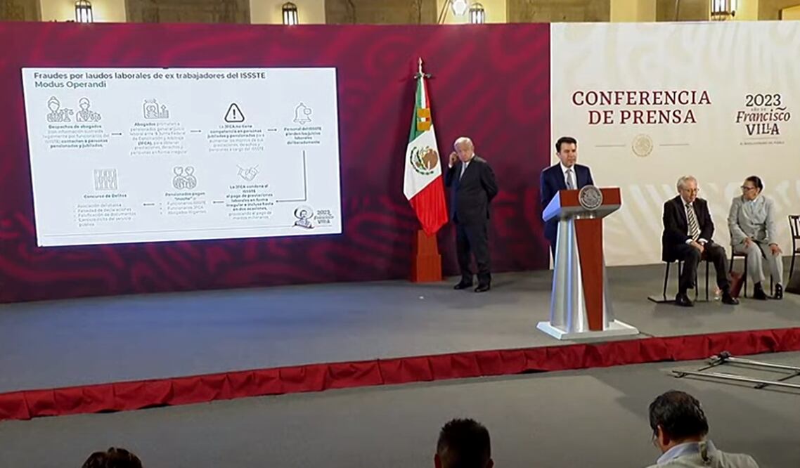 Félix Medina Padilla, titular de la Procuraduría Fiscal de la Federación, informó que se identificó un esquema de saqueo y de defraudación al ISSSTE, Foto: especial