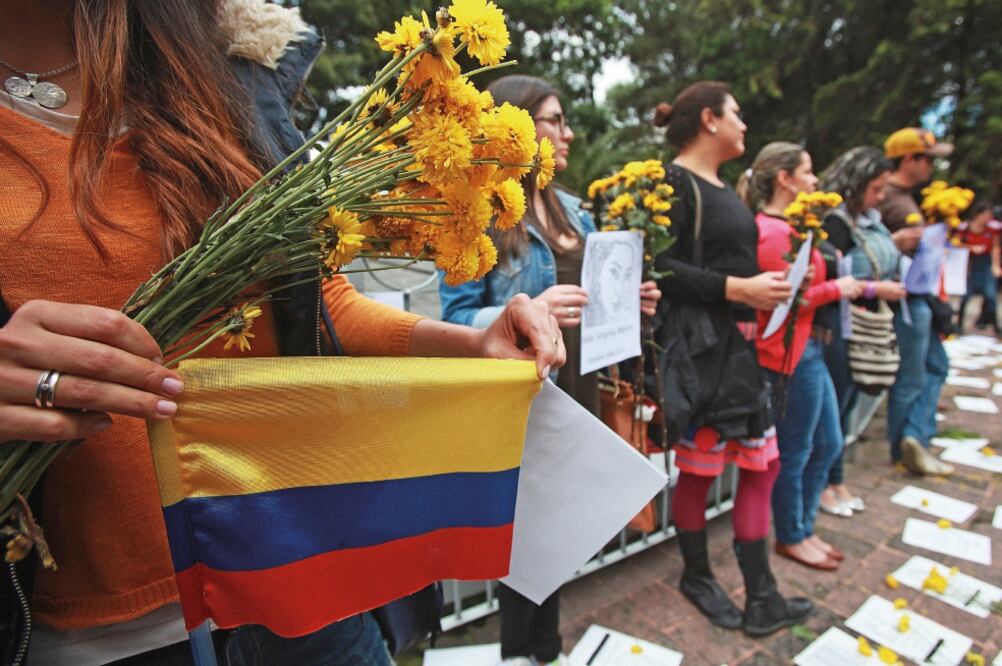 La comunidad colombiana en México se ha manifestado por las muertes violentas de tres de sus connacionales en un año (ARCHIVO EL UNIVERSAL)