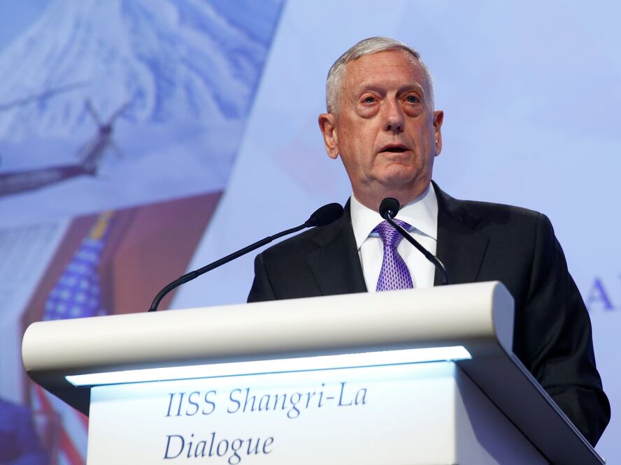 El secretario de Defensa de Estados Unidos, James Mattis. (Foto: Reuters)