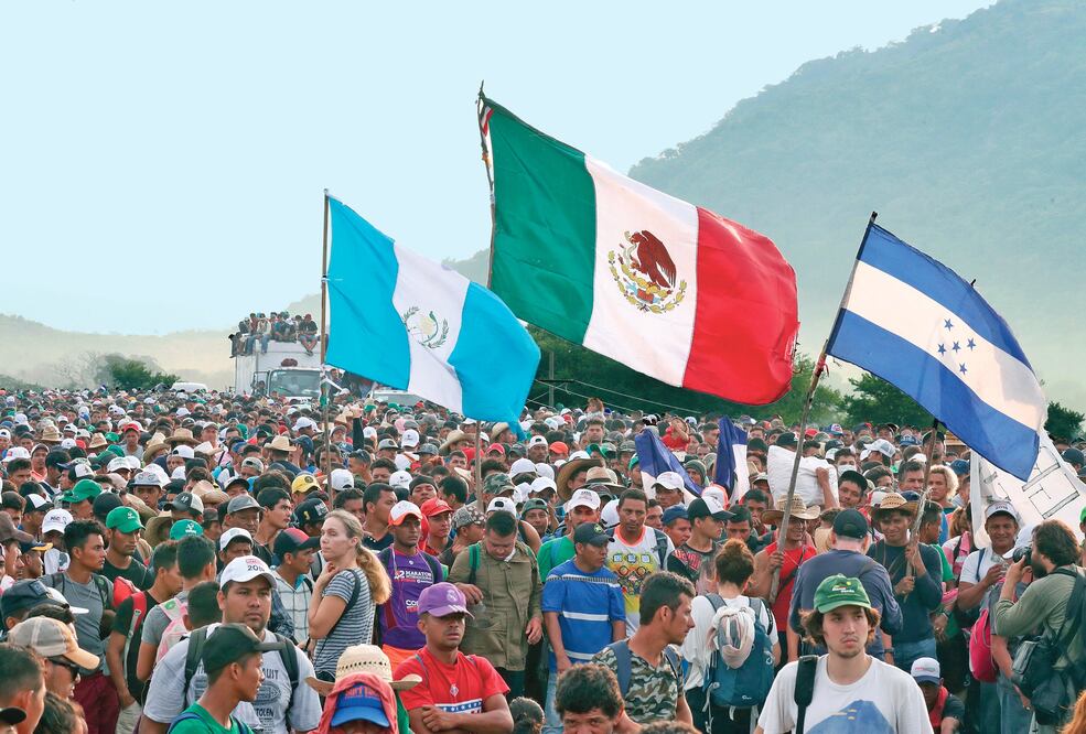 Caravana migrante. Foto: Archivo