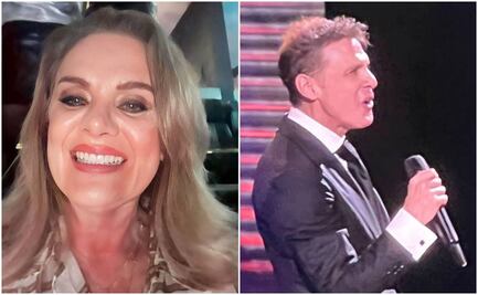 "Amor, amor, amor", Erika Buenfil canta a todo pulmón en el concierto de Luis Miguel