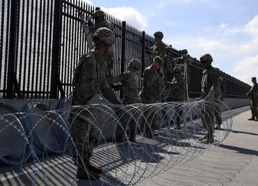 Asciende a 5 mil 600 el número de militares de EU en la frontera con México