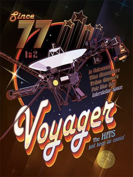 La NASA conmemora 40 años del lanzamiento de las sondas Voyager con dos pósteres