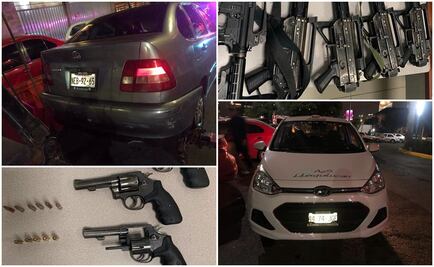 Recuperan armas robadas a la policía en Naucalpan