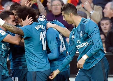 Cristiano Ronaldo se pone "amoroso" con Marcelo