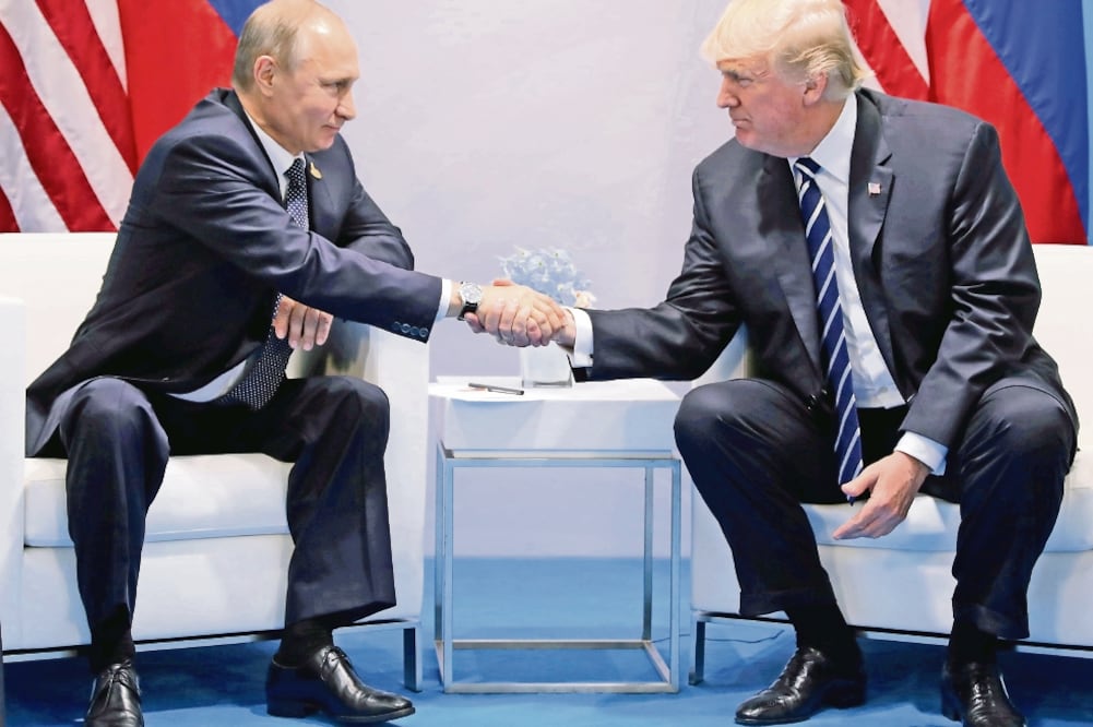 Trump dice que se reunirá "probablemente" con Putin antes de final de mes. Foto: Archivo/El Universal