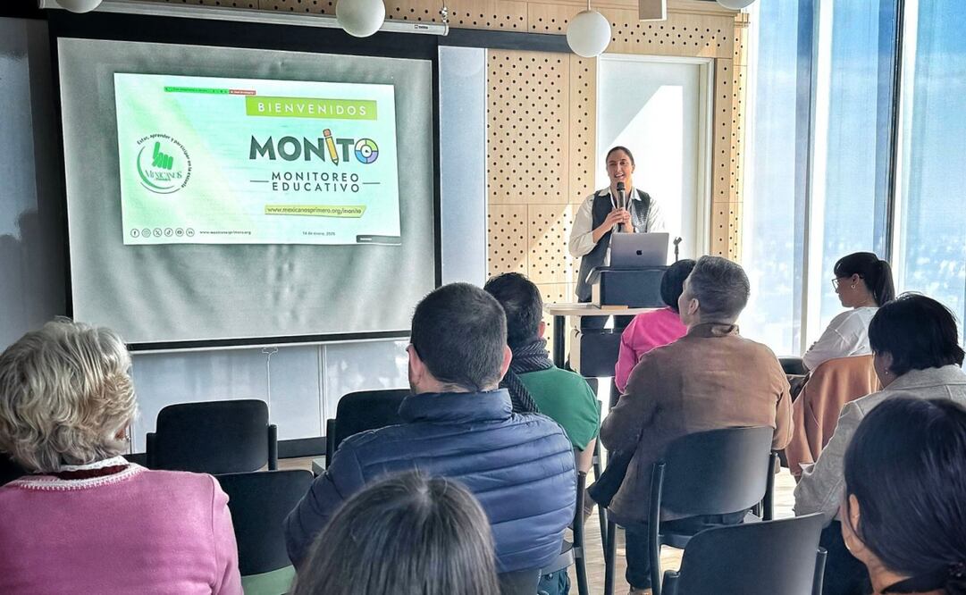 Mexicanos Primero presentó el sistema de monitoreo de aprendizaje Monito Educativo 14 de enero 2025 . Foto: Especial