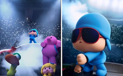 Pocoyo alista el escenario del Super Bowl LX para Bad Bunny con baile viral; contagia emoción en redes