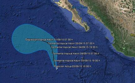 Tormenta "Kevin" ocasiona lluvias en Sonora