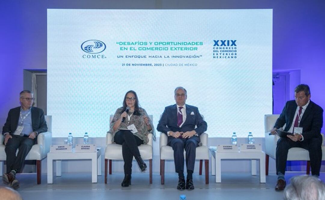 Vigésimo noveno Congreso del Comercio Exterior Mexicano que organizó el Consejo Empresarial Mexicano de Comercio Exterior (Comce). Foto: X @ComceOficial